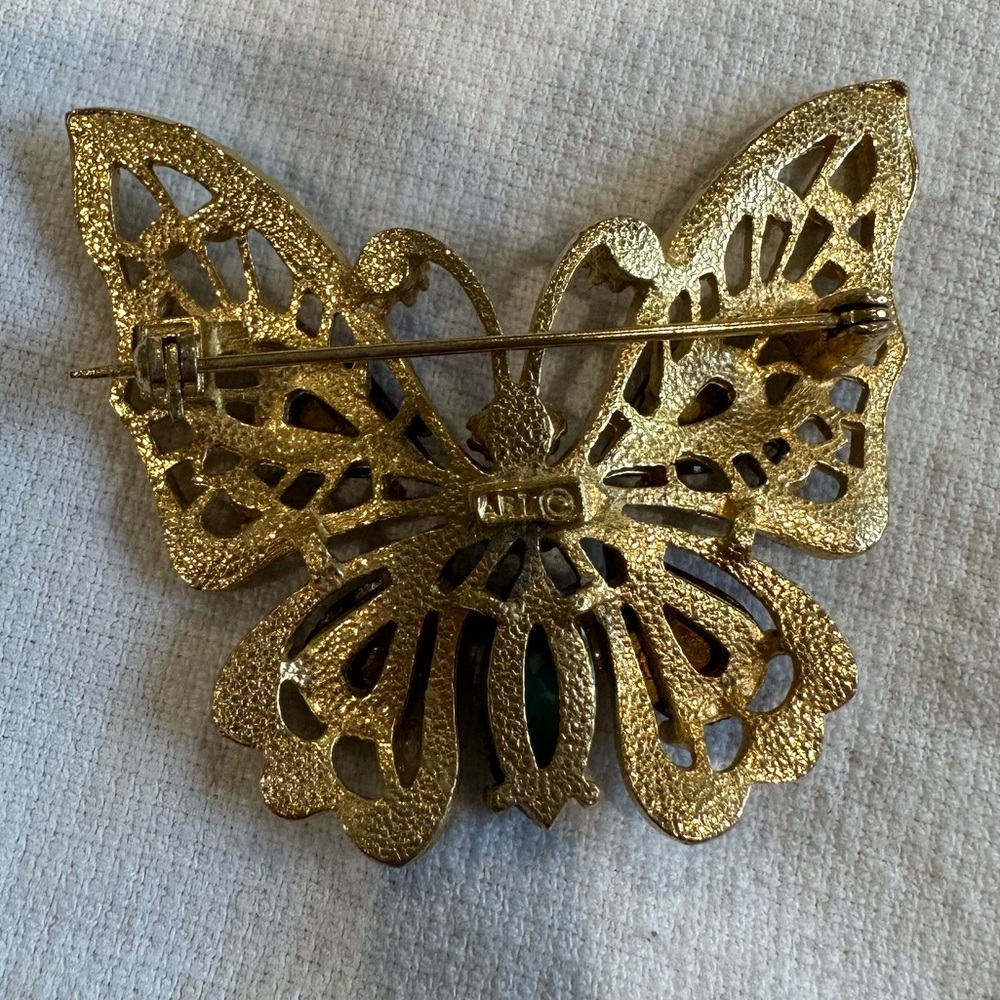 Vintage Butterfly Brooch by Art - Picture 2 of 3
